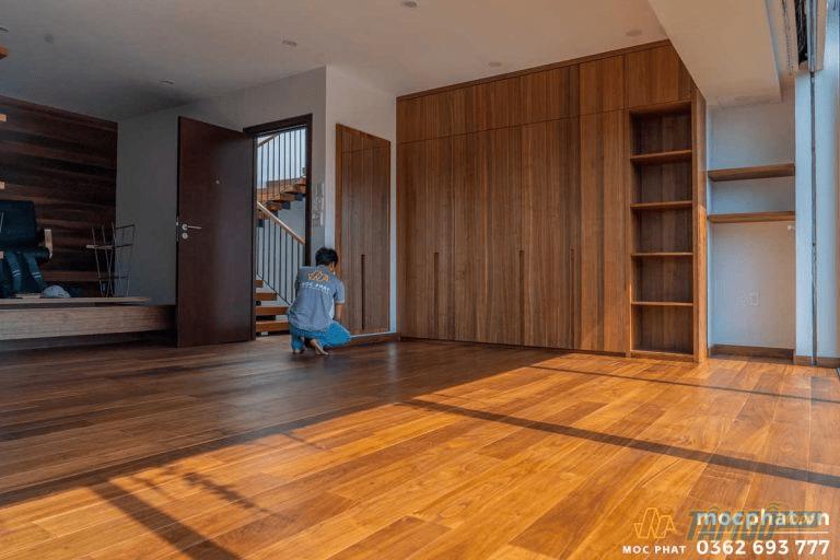 Gỗ óc chó trong không gian nội thất